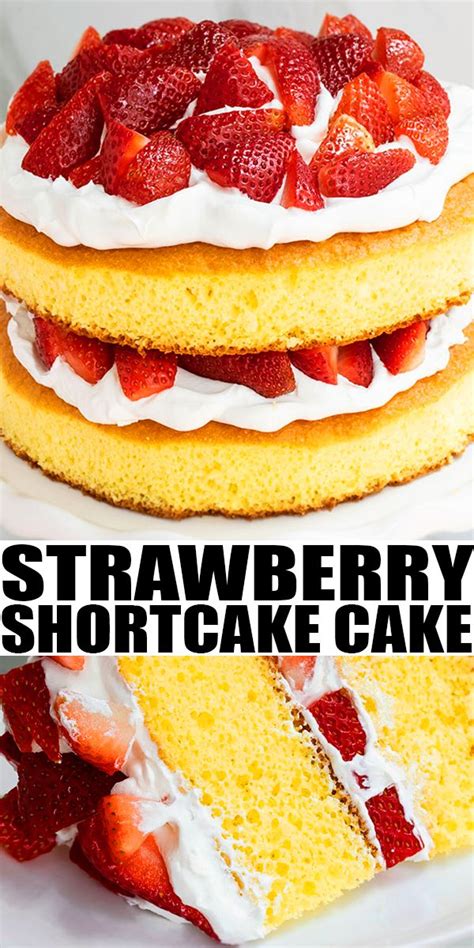 Irresistible Strawberry Shortcake Cake Recipe