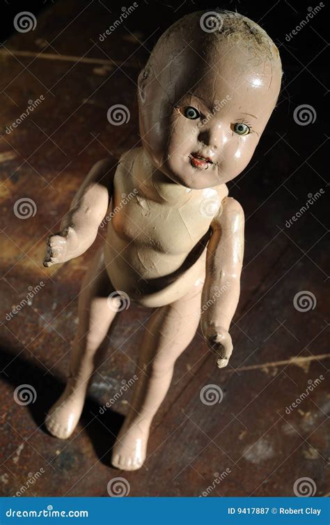 Creepy Antique Doll Royalty Free Stock Photography - Image: 9417887