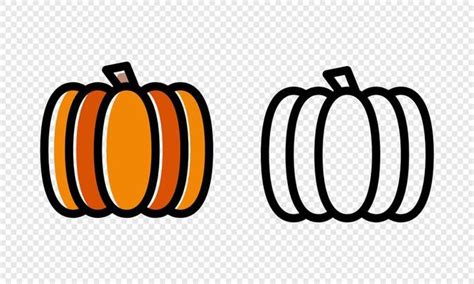 Pumpkin Line Art Vector Art, Icons, and Graphics for Free Download