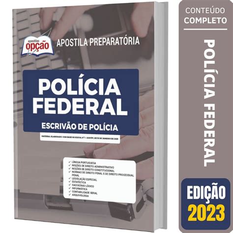 Apostila Pol Cia Federal Escriv O De Pol Cia Federal Solu O