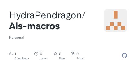 Github Hydrapendragonals Macros Personal