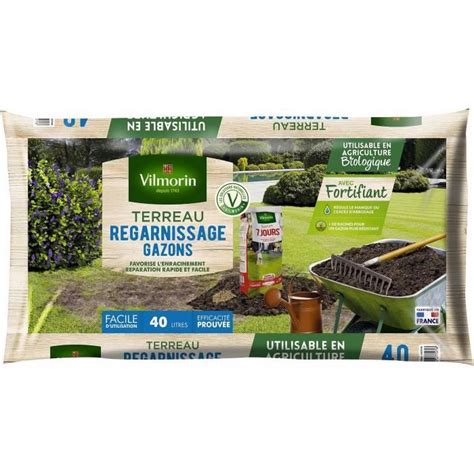 Vilmorin Terreau Gazon Regarnissage L Cdiscount Jardin