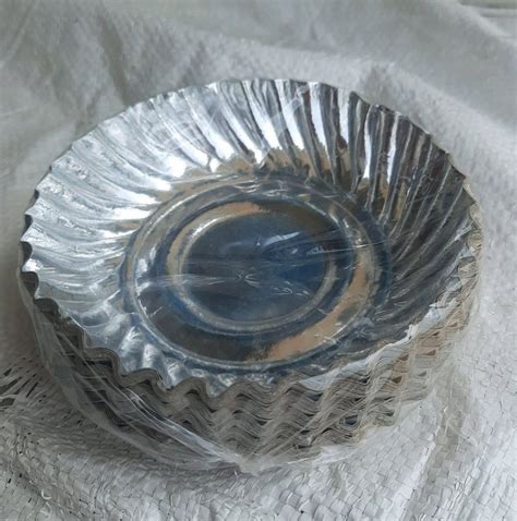 Wrinkle Silver Round Dish Paper Plate Gsm Size Dimension