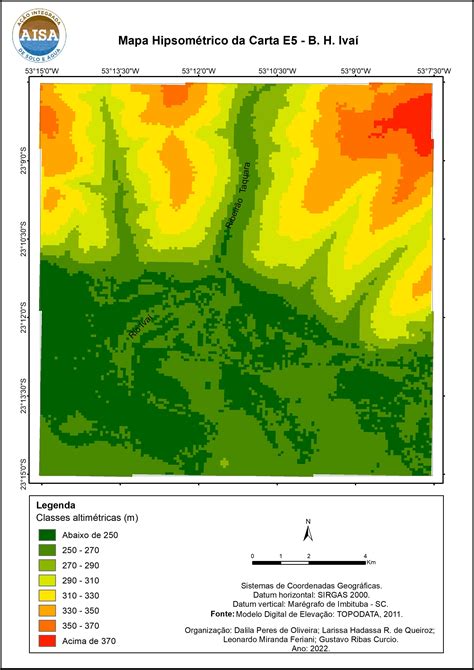 Mapa HipsomÉtrico Hillshade Suas Interações E Aplicações Para