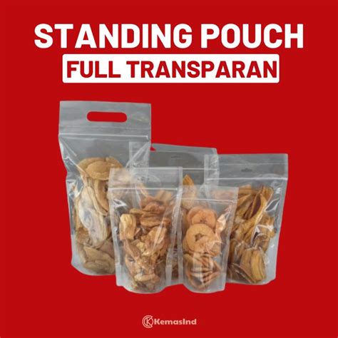 Jual Ecer Kemasan Standing Pouch Pp Transparan X X Double