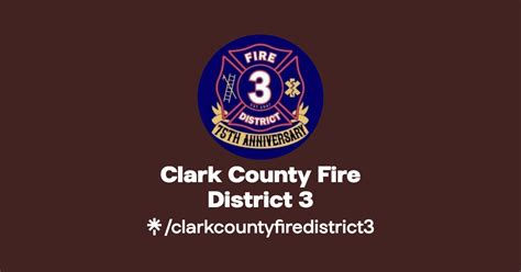 Clark County Fire District 3 | Twitter, Instagram, Facebook | Linktree