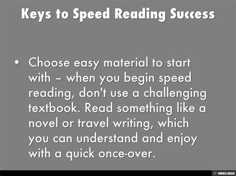 How To Improve Reading Speed Ppt