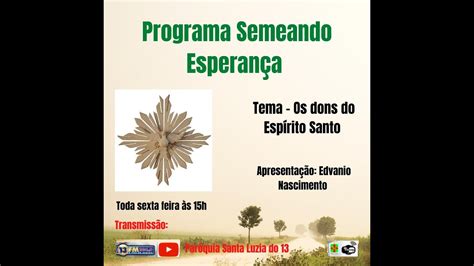 Programa Semeando Esperan A Youtube