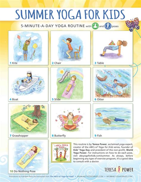 ABC Yoga Poses For Kids