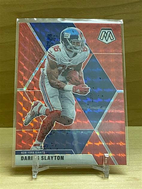 2020 Panini Mosaic Football New York Giants Darius Slayton Red Prizm EBay