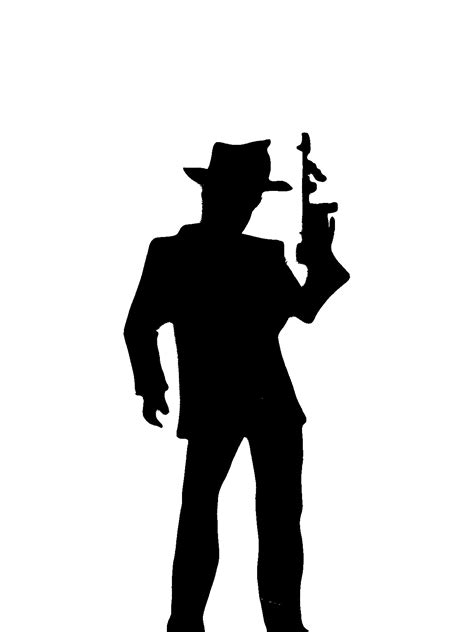 The best free Gangster silhouette images. Download from 134 free ...