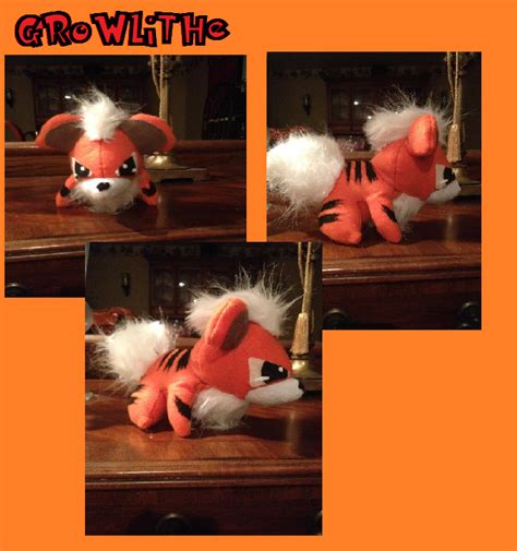 Growlithe Plush by Kurosakou on DeviantArt