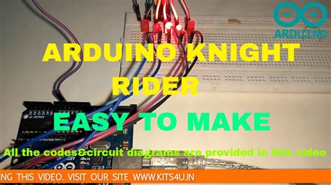 How To Make Knight Rider Led Circuit At Home Youtube