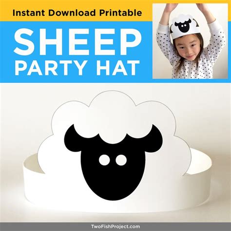 Printable Sheep Headband