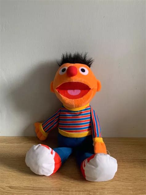 Ernie Soft Toy Orange Retro Muppets Sesame Street Character Plush Soft