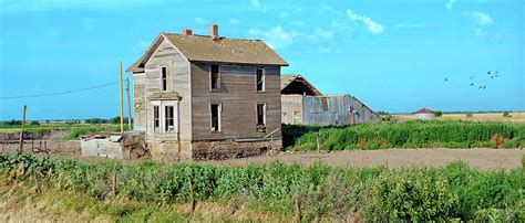 Two Story Kansas Farm House Photograph By Grant Groberg Fine Art America