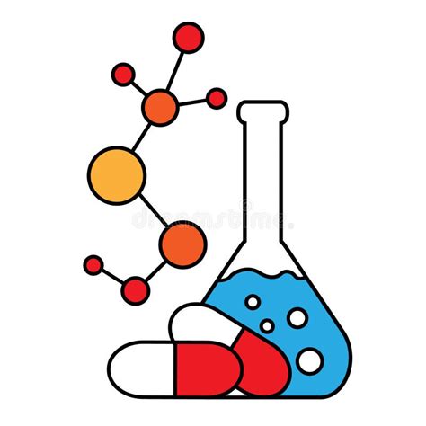 Pharmaceutical Engineering Vector Icon Drug Formulating Illustration Sign Chemical Engineering