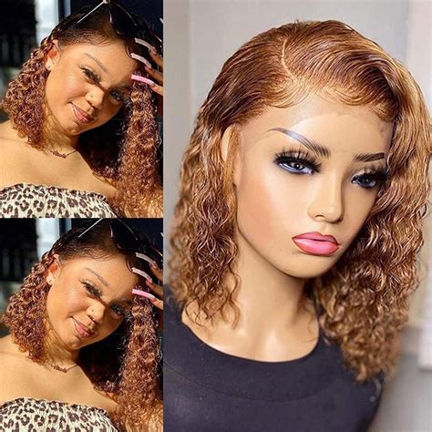 Amazon Octsun X Hd Lace Front Wigs Human Hair Brown Honey