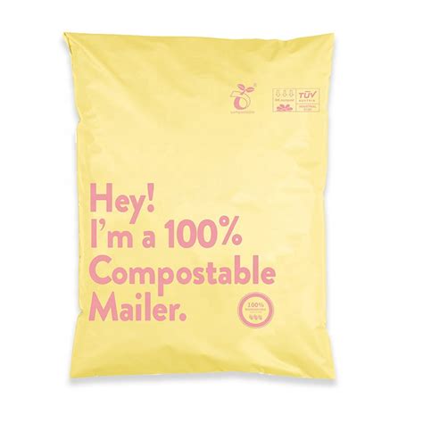 Buy Be Corn Starch Biodegradable And Compostable Mailer Shipping