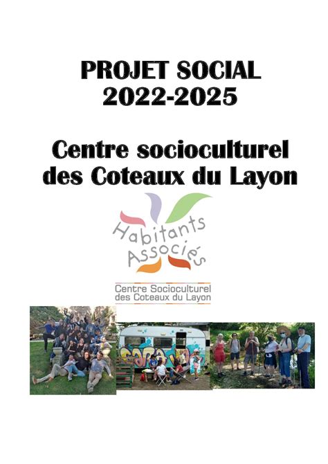 Calaméo Projet Social 2022 2025