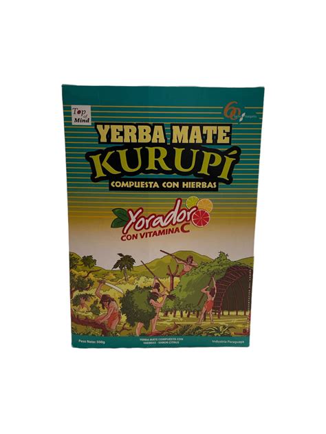 Yerba Mate Kurupi Sabor Citrus 500g Yerba MaTe 24 Sklep Internetowy