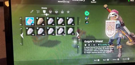 All Of The Knights Shields Breathofthewild