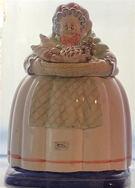 Fitz Floyd Grandma Baker Cookie Jar Vintage 1986 EstateSales Org