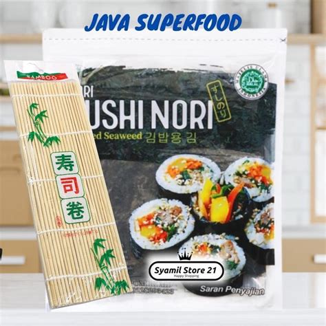 Jual Java Sushi Nori Rumput Laut Kimbap Seaweed Shopee Indonesia