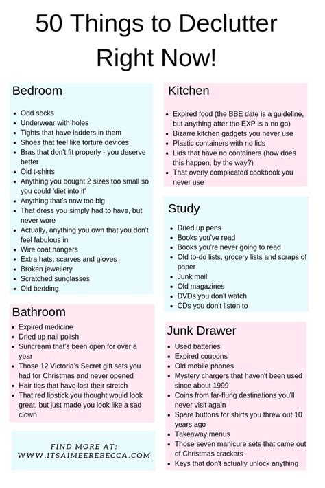 Things To Declutter Right Now An Easy Challenge To Declutter And