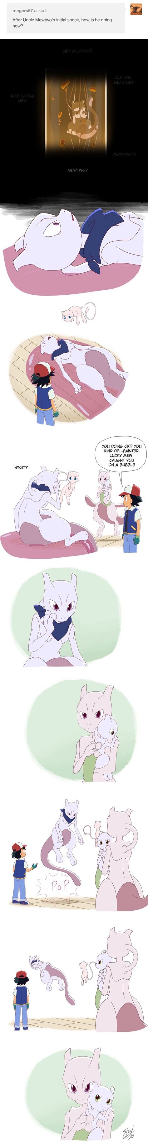 Uncle Mewtwo By Tc On Deviantart In Mewtwo Mew And