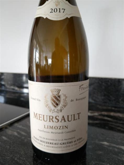 2017 Hubert Bouzereau Gruère et Filles Meursault Le Limozin France