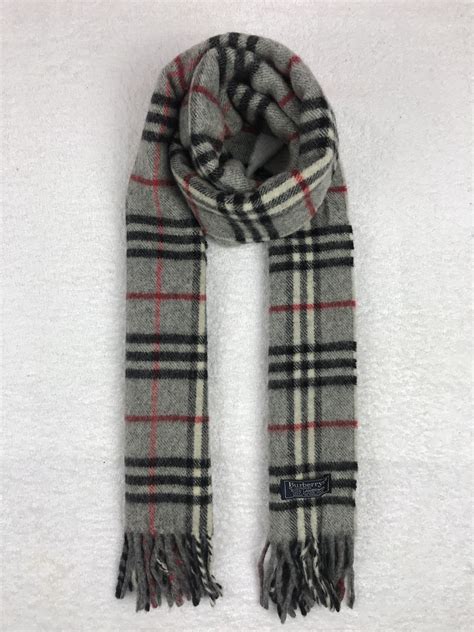 Vintage B615 Burberry Check Wool Cashmere Scarf Winter Scarf Pattern ...