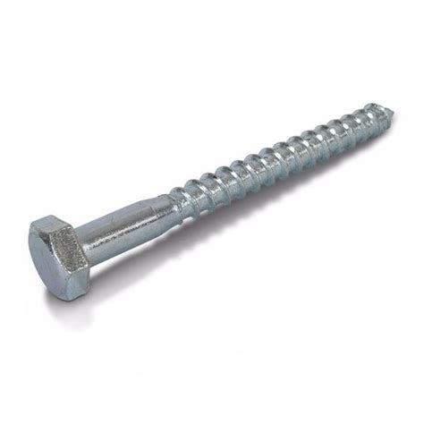 M8 X 90mm Hexagon Head Coach Screw Bzp