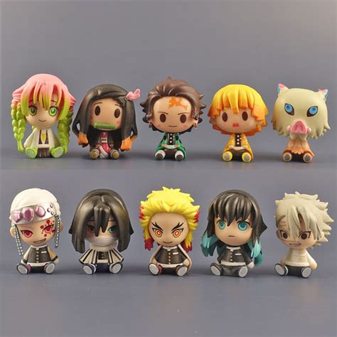 Demon Slayer Chibi Figures Set 5cm Moomoo House