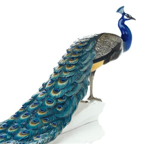 Nymphenburg Porcelain Peacock Painted Kneen Co