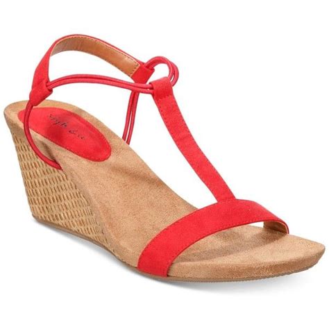 Style And Co Mulan Wedge Sandals Created For Macys 35 Liked On