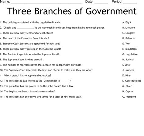 Three Branches Of Government Worksheet Have Fun Teaching Worksheets