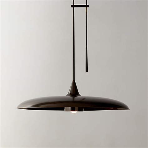 Silo 3 Bulb Polished Brass Pendant Light Reviews Cb2