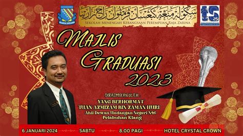 Smkprz Majlis Graduasi Tingkatan 5 Sesi 20232024 Youtube