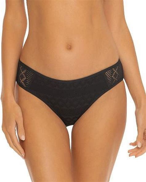 Becca By Rebecca Virtue Women S Crochet Inset Hipster Bikini Swim