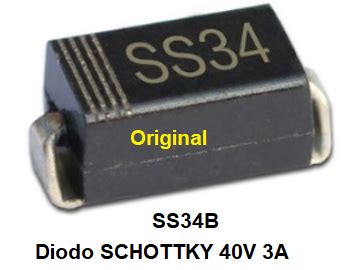 SS34 SS34B Diodo Smd SCHOTTKY 40V 3A Panama Erj