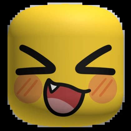 Cute Excited Noob Face Yellow Roblox Item Rolimon S