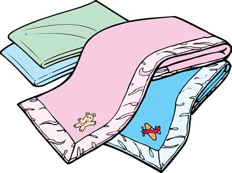 clip art of blankets 1