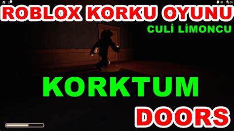 Roblox Korku Oyunu Doors Bu Ne Yaaaw YouTube