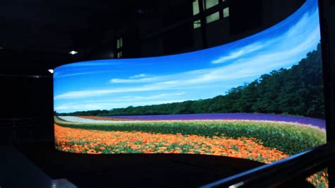 Hd Curved Led Rental Display Youtube