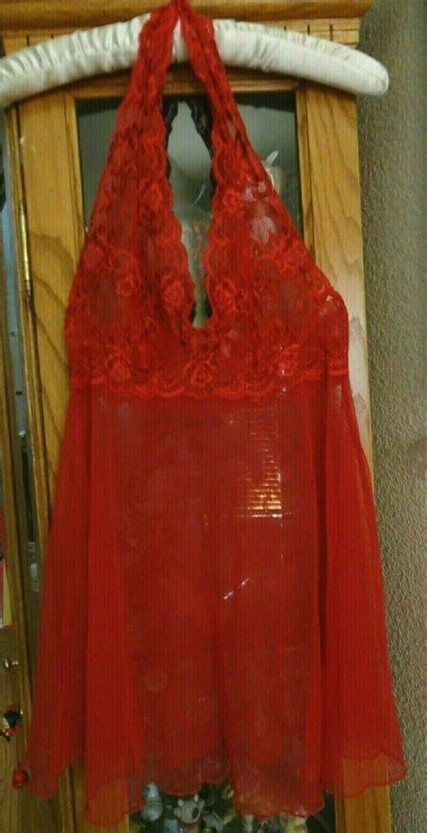 VICTORIA S SECRET SEXY LINGERIE SLEEPWEAR BABYDOLL SZ Gem