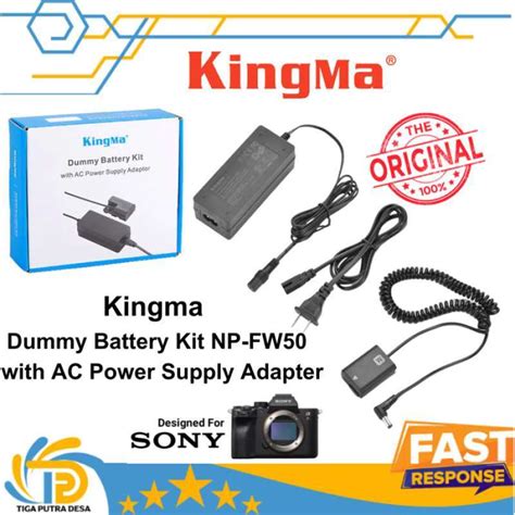 Promo Kingma Dummy Battery Kit Np Fw Indoor With Ac Power Supply