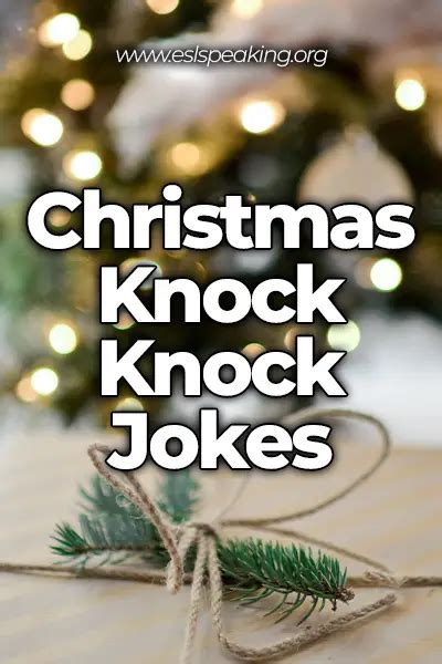 20+ Best Christmas Knock Knock Jokes for Holiday Season