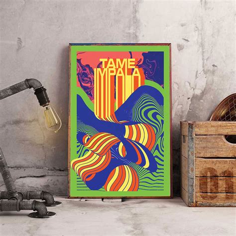 Tame Impala Currents Poster, Currents Poster, Tame Impala Ba - Inspire ...