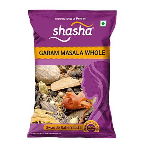 Buy SHASHA Whole Garam Masala Premium Quality Aromatic Spices Online